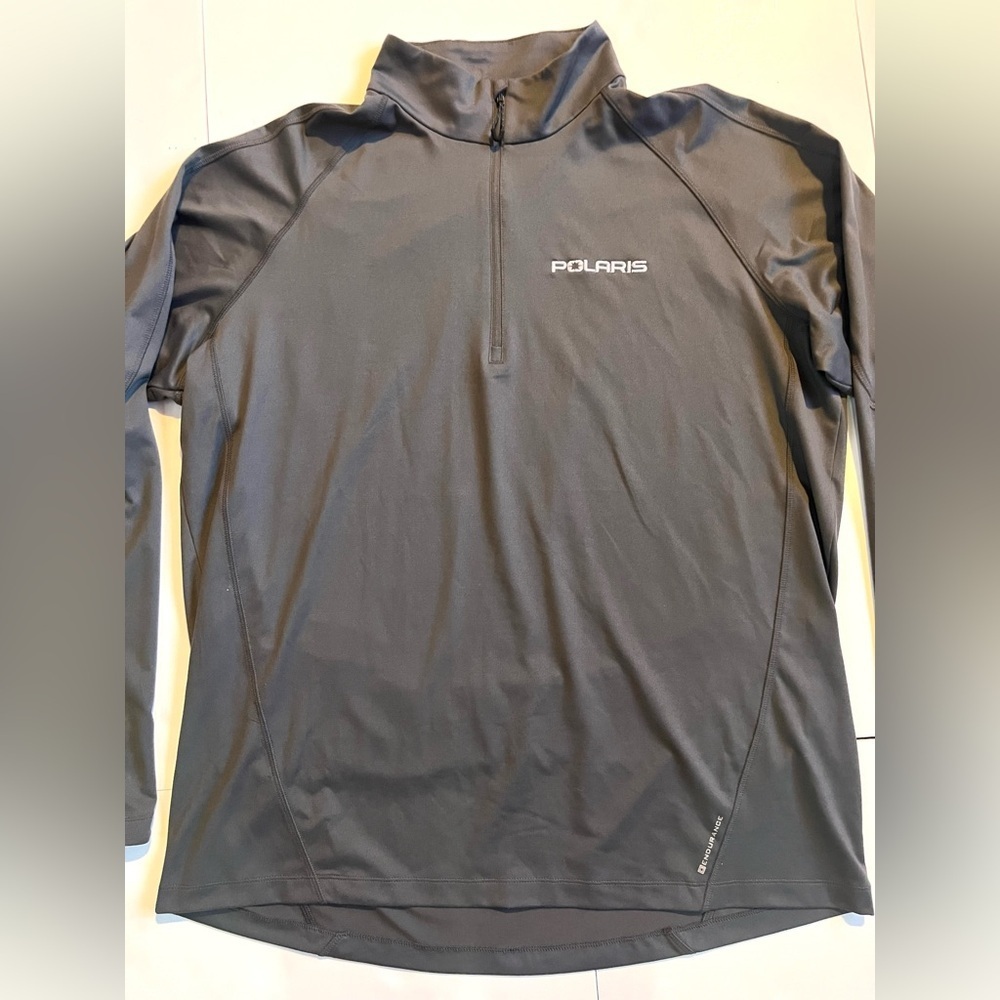 Polaris OGIO Endurance Men’s Gray Quarter Zip Long Sleeve Pullover Size 2XL - Picture 2 of 16